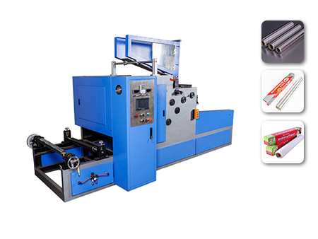 Automatic Aluminium Foil Rewinding Machine, PPD-AAFR450