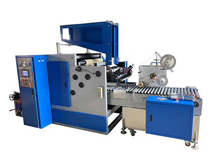 Aluminum Foil Rewinding Machine, PPD-AARL450